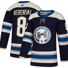 Columbus Blue Jackets Zach Werenski 8 Adidas 2018-2019 Alternate Authentic Shirt - Mannen